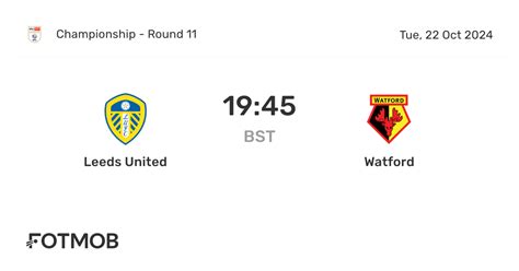 Watford live score, schedule & player stats .